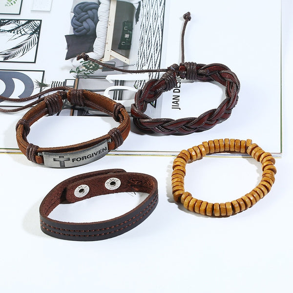 Forgiven Leather wrist wrap