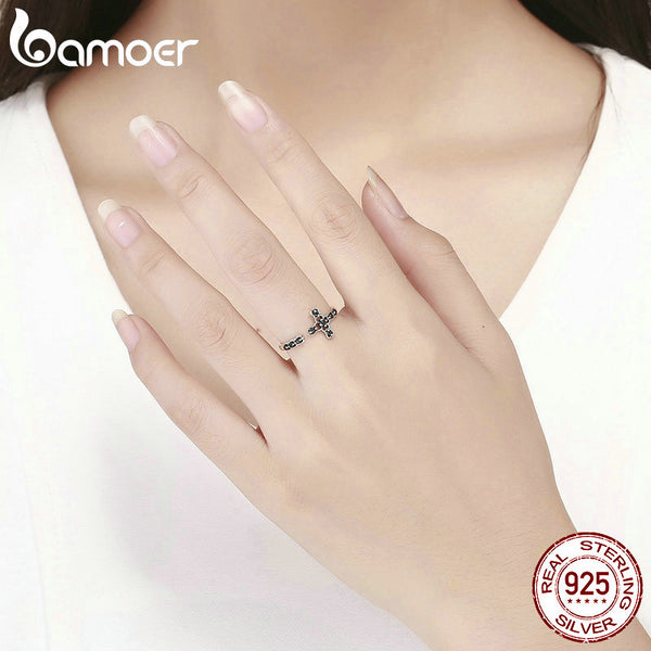 Classic Silver Cross Ring