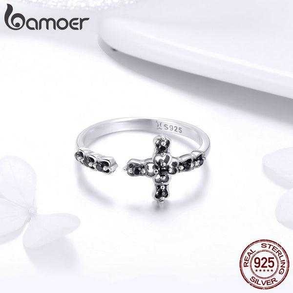 Classic Silver Cross Ring