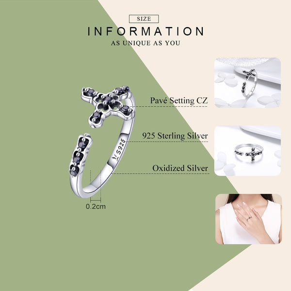 Classic Silver Cross Ring