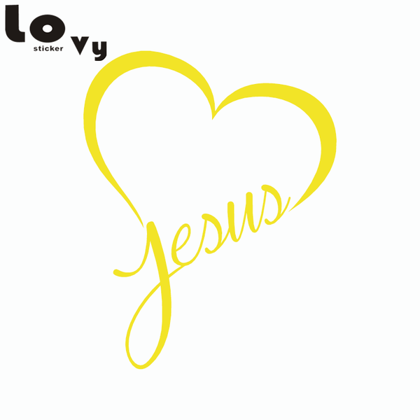 Love Jesus Auto Decal