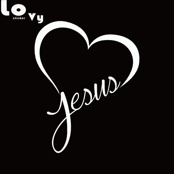 Love Jesus Auto Decal