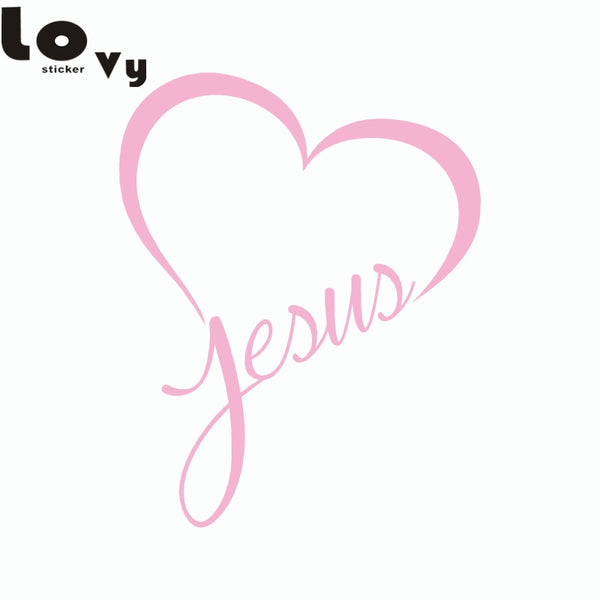 Love Jesus Auto Decal