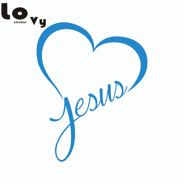 Love Jesus Auto Decal