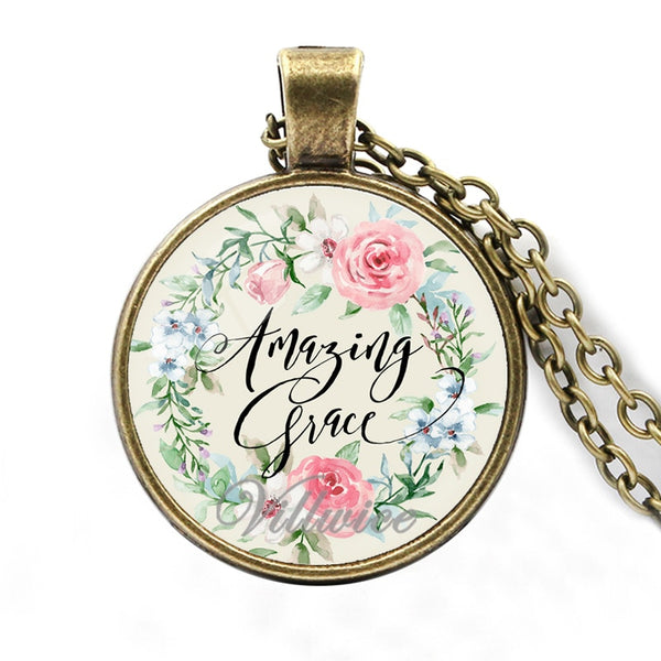 Amazing Grace  Pendant Necklace