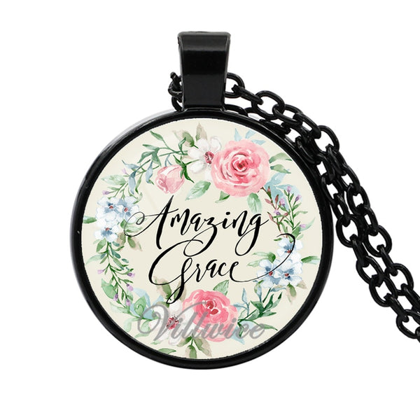 Amazing Grace  Pendant Necklace